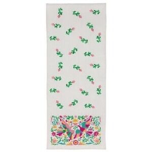 Multi-Color‎ Embroidered Bird Table Runner